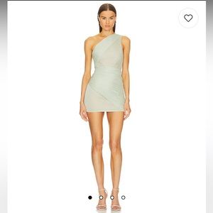 x REVOLVE Katana Mini Dress in Mint
Michael Costello size Xs